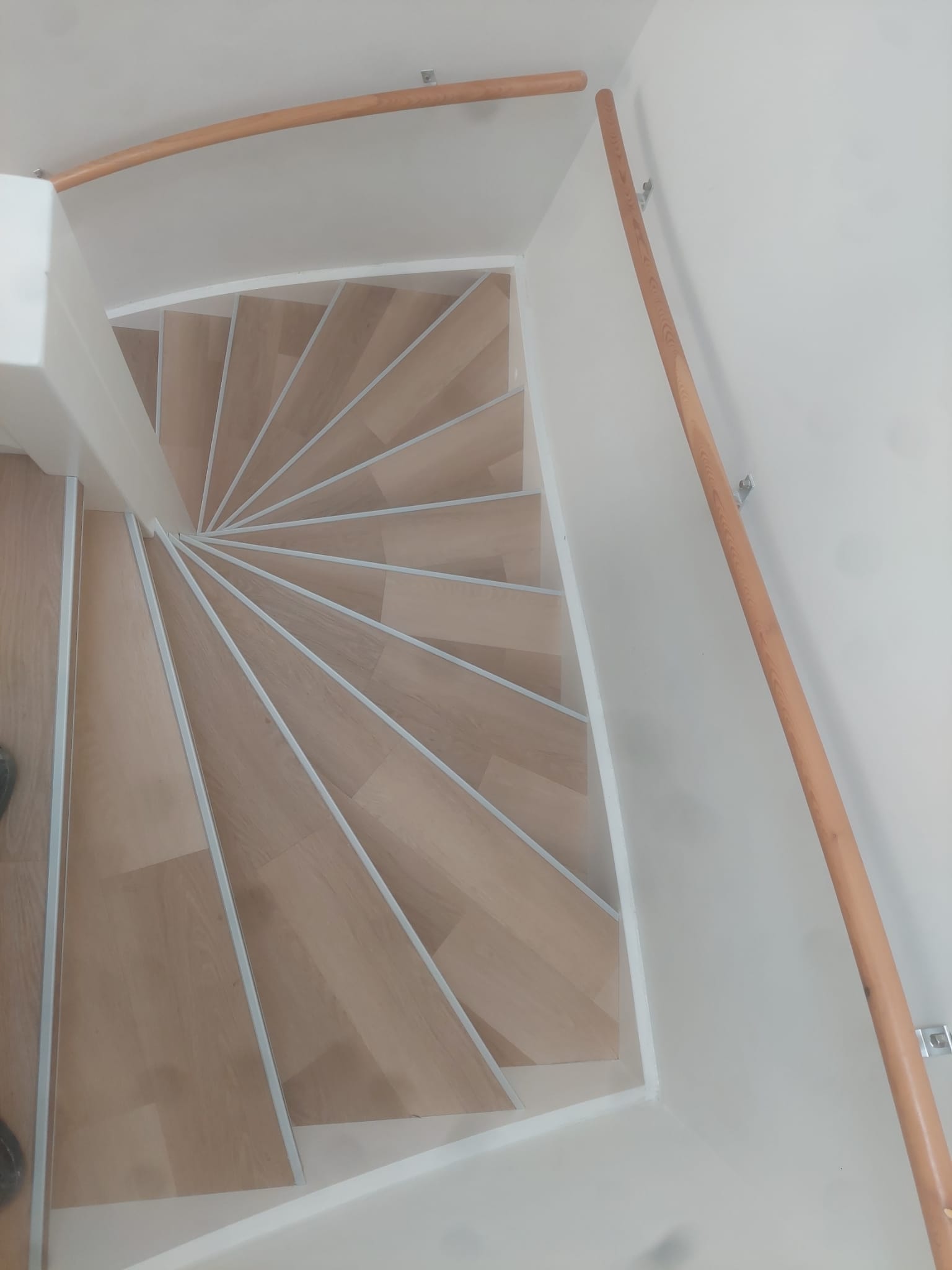 Trapbekleding met PVC en trapprofielen
