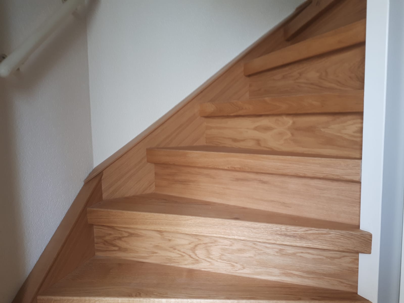 Houten overzet treden